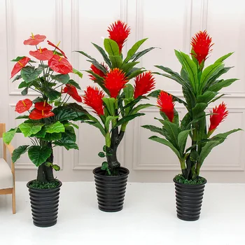 

160cm/170cm artificial lucky strike tree artificial greenery plastic plant artificial tree faux plants for home decoration