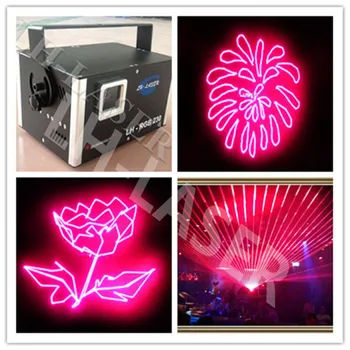 

1500mW pink animation laser light with SD Card