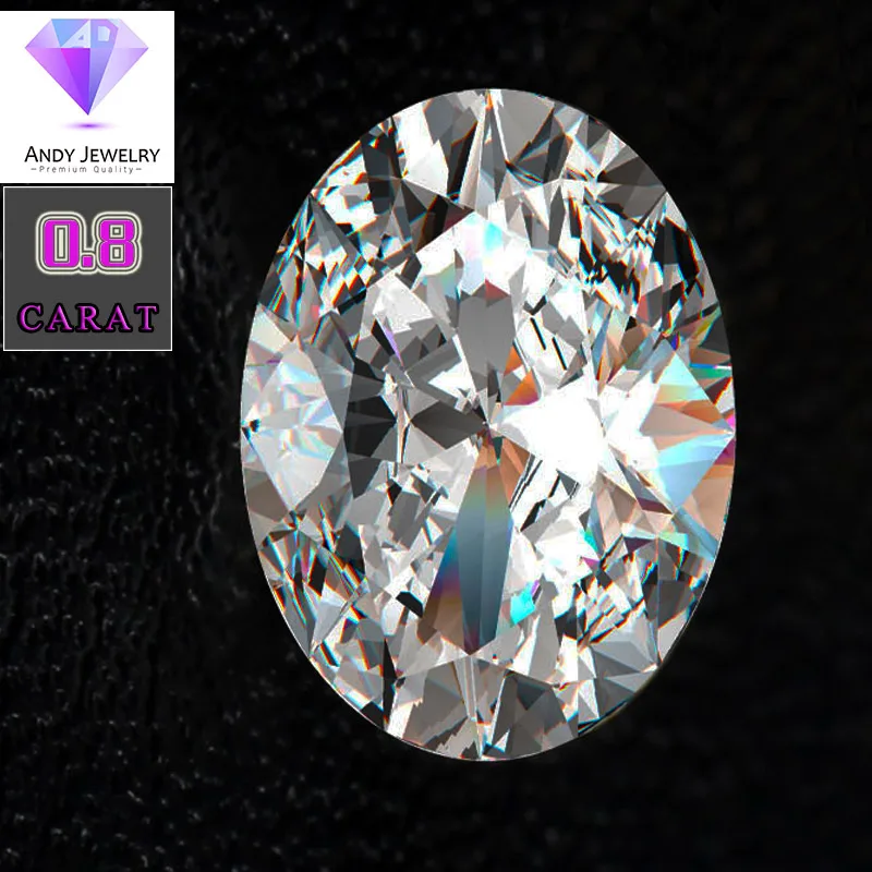 

7*5mm 0.8 carat moissanite diamond for ring making