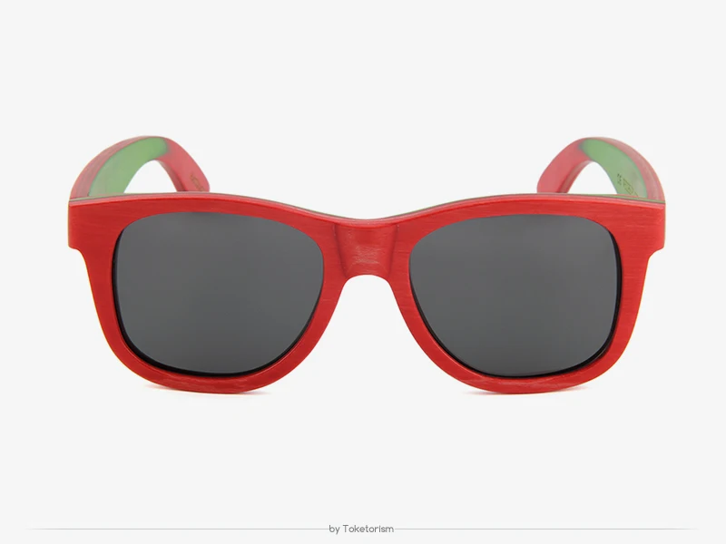 Toketorism поляризационные летние очки солнцезащитные очки из дерева ручной работы uv400 винтажная деревянная рамка 8003