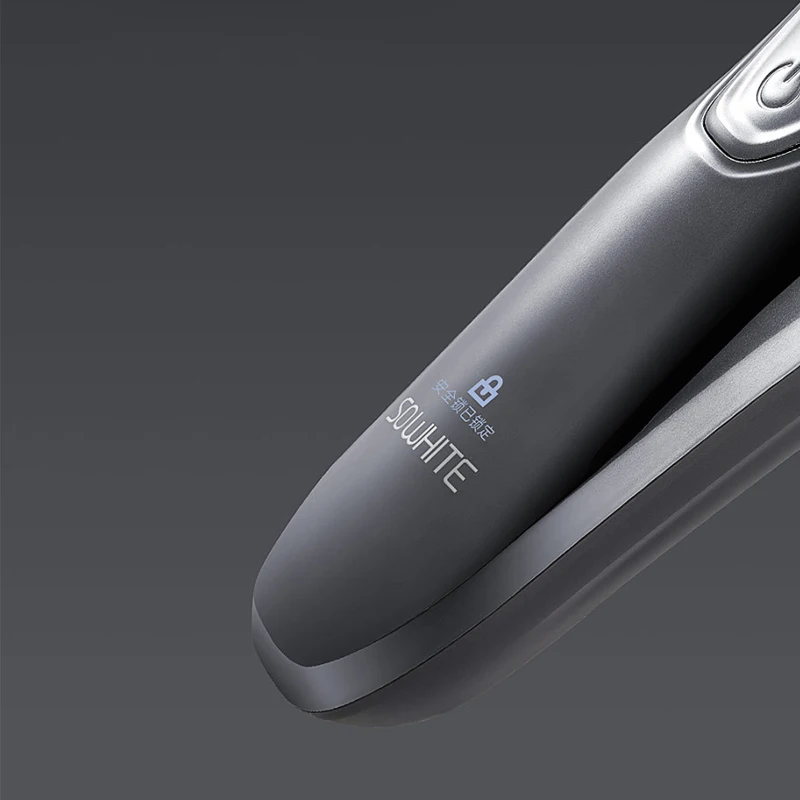 Xiaomi Soocas So White электробритва usb зарядка 3D плавающее лезвие электрическая бритва для мужчин светодиодный дисплей борода бритвенный станок