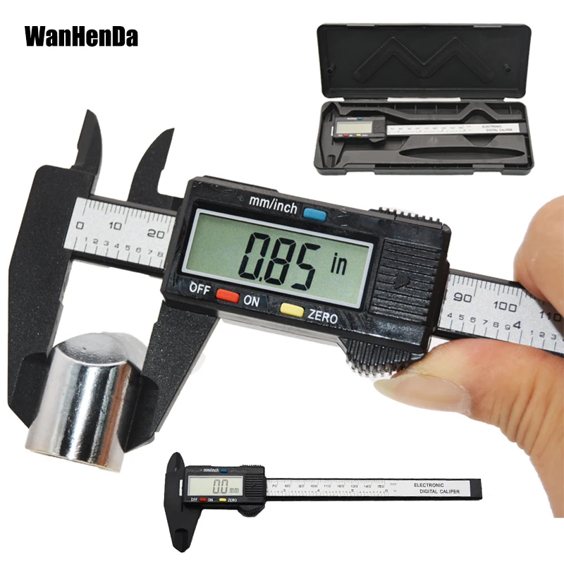 6 inch caliper 150mm Vernier Digital Electronic Caliper Ruler Measuring