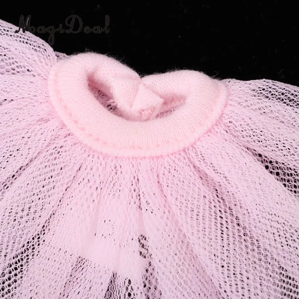 Handmade Beautiful Mesh Skirt for 1/6 BJD Girl Dolls Party Dress Up Clothing Accessories