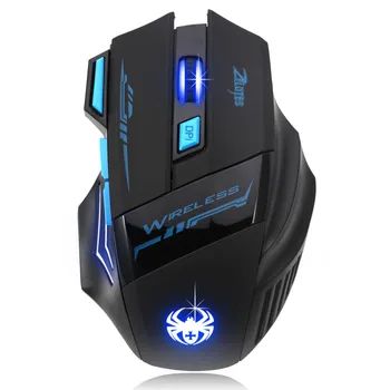 

Adjustable 2400DPI Optical Wireless Gaming Game Mouse For Laptop PC High-end Game Player Mouse#30