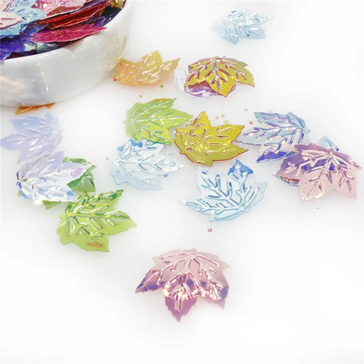 9 30g Smiley Face Sequins For Crafts Paillettes Clothing Leaves Glitter Shell Love Sequin Bag Decor DIY Scrapbooking Accessories