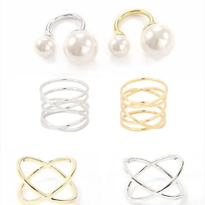 

New fashion Wide Gold Color Multilayer Hollow Rings for Women Trendy Stack Ring Jewelry Smooth Simple Wedding Couples Ring Gift
