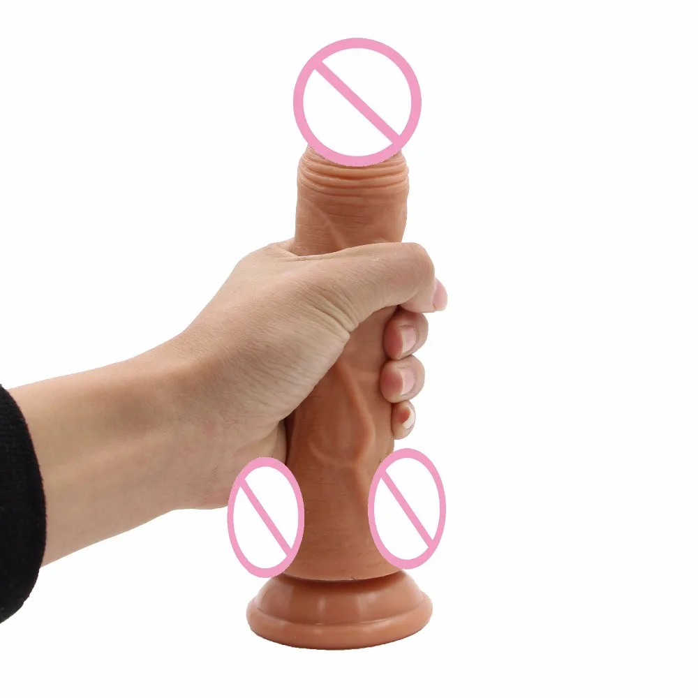 Silicone Skin Feeling Realistic Dildo with Strong Suction Cup Big Dildo Penis Dick Adult Sex Toys for Woman Couples Sex Shop