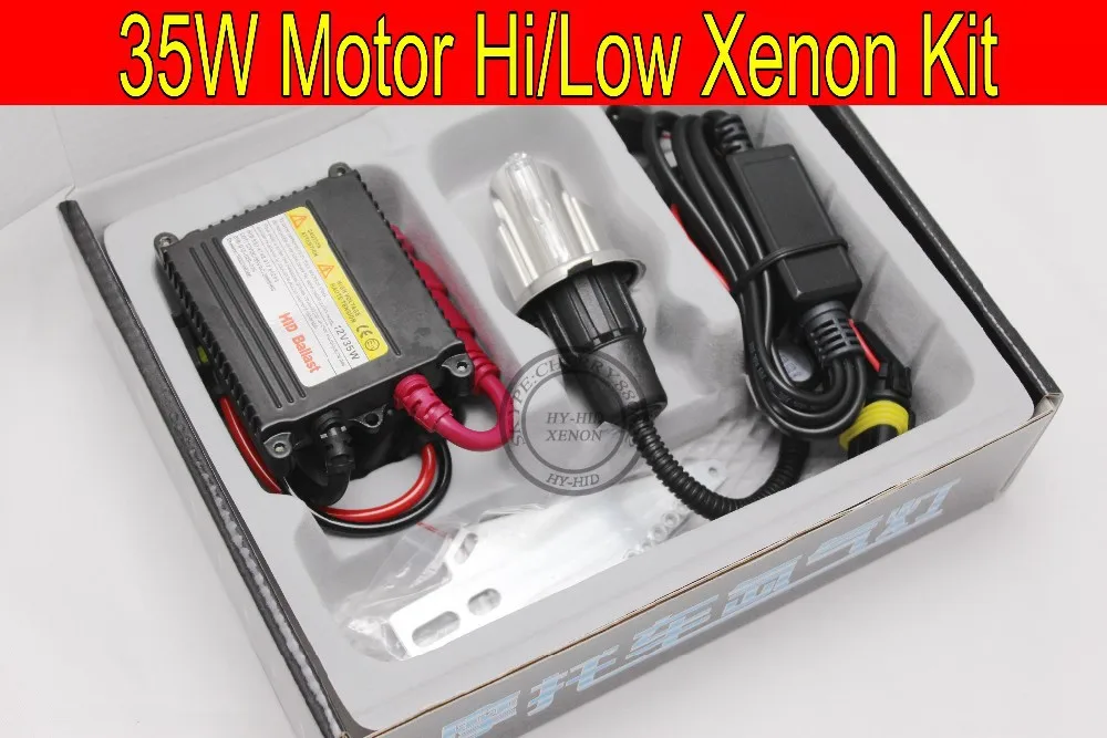Высокое качество 35W H4 Hi/low bi xenon Мотоцикл HID Xenon комплект, 3000 K, 4300 K, 6000 K, 8000 K, 10000 K, HID конверсионный комплект