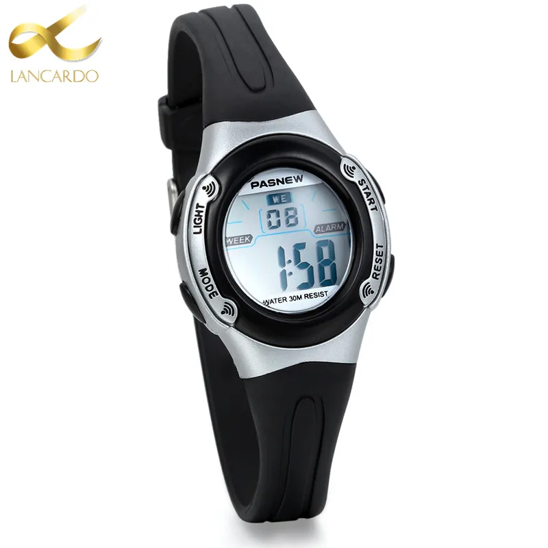 2017 Lancardo Water Resistant Children Watches Boys Girl Sport Digital