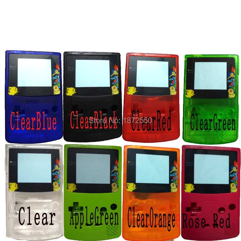 Galyme 8 цветов Корпус крышки корпуса + картонные экраны для GameboyColor GBO DMG Boy корпус