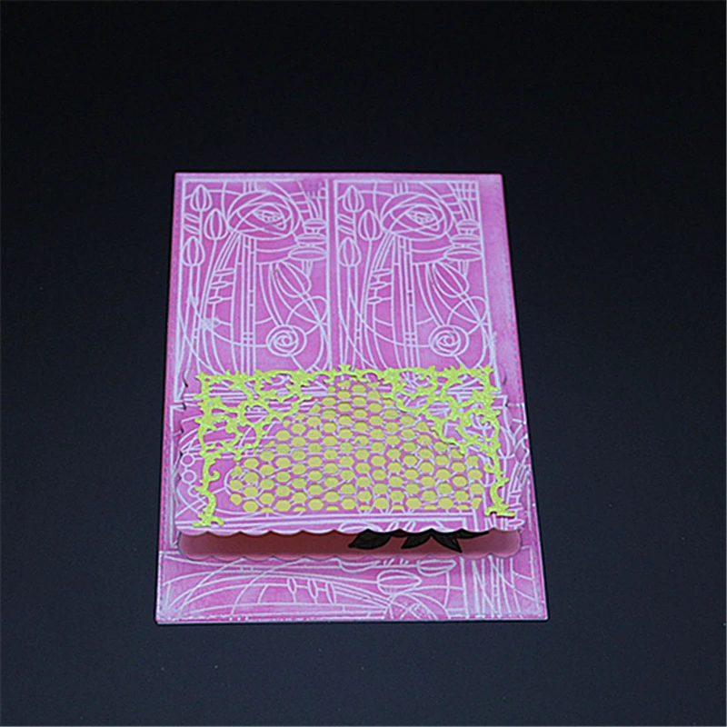

ZhuoAng Border lace Metal Cutting Mold DIY Scrapbook Album Decoration Supplies Clear Stamp DIY Paper Card