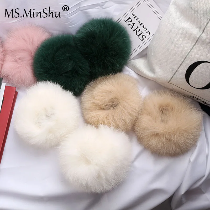 

Ms.MinShu Fox Fur Slap on Cuffs Genuine Fox Fur Wrist Lush and Silky Fox Fur Cuffs on Sweater Jacket Fur Cuffs Drop shipping