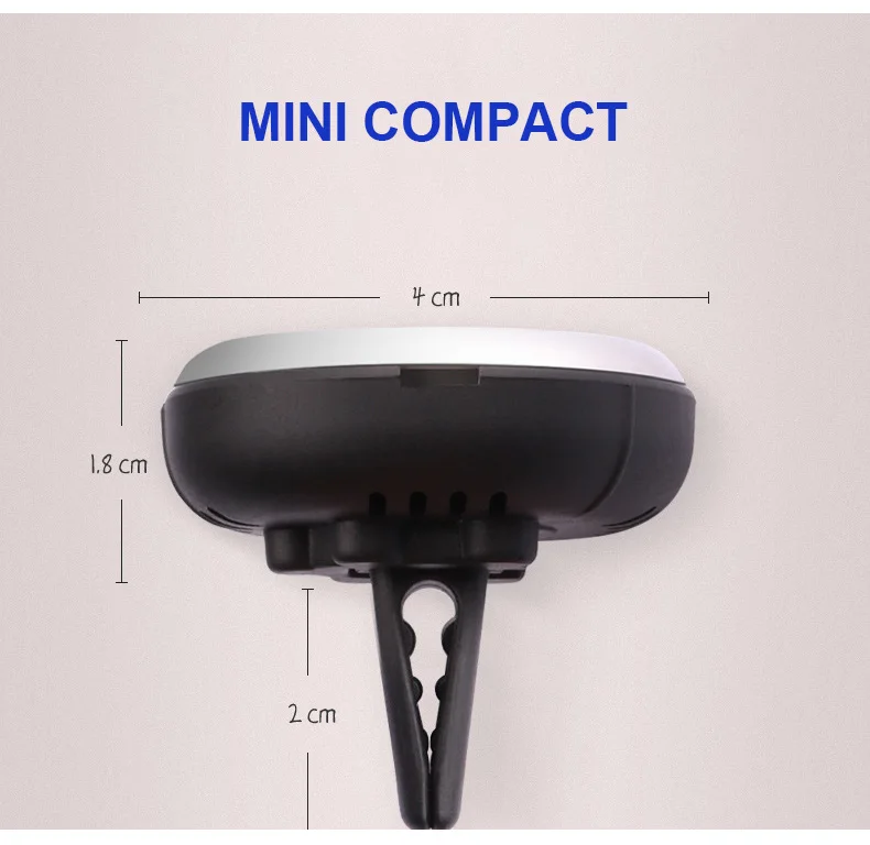 Автомобильный декоративный электронный счетчик, мини-часы из нержавеющей стали, термометр для автомобиля, украшение интерьера автомобиля, автомобильные аксессуары