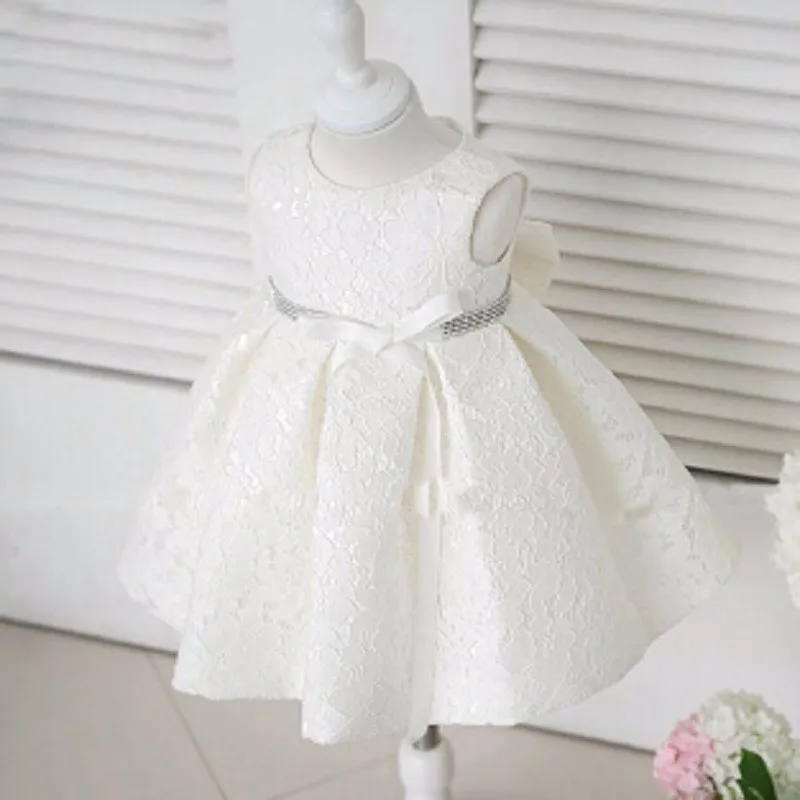 White Vestidos г.; летнее платье для маленьких девочек; кружевное платье принцессы; детское платье для дня рождения; Платья с цветочным рисунком для маленьких девочек; Одежда для девочек; От 3 до 5 лет - Цвет: White