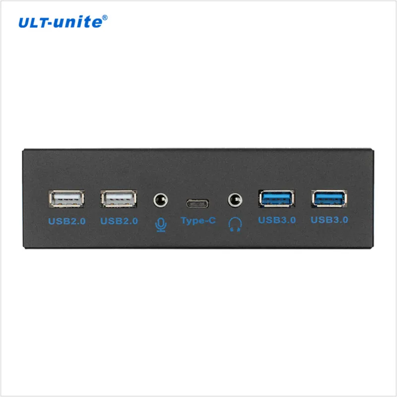 New Arrival 5.25 Inch USB 3.0 2.0 USB Type C HD Audio Port Front Panel