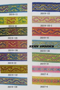 

FREE SHIPPING 1.8-2.5CM exquisite nation style ribbons,dance clothes decoration accessories trimming,XERY13779