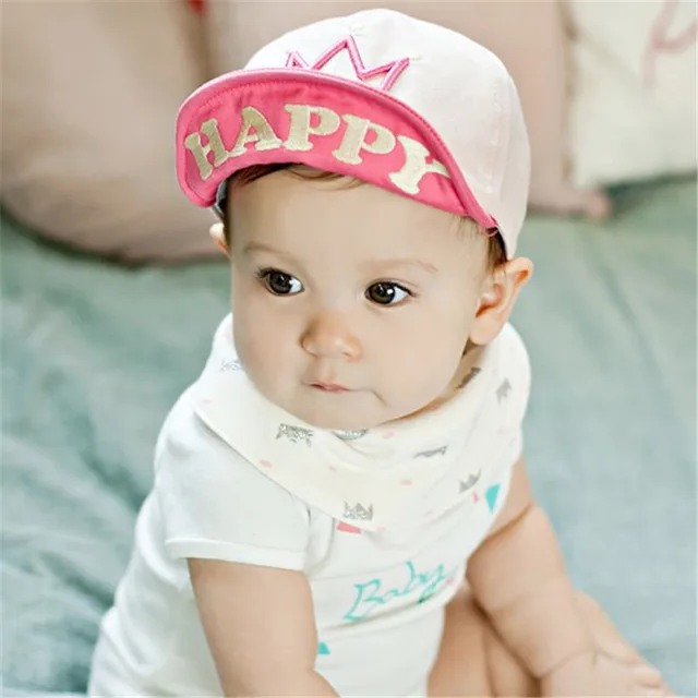 Baby Boy Girl Letter Printed Baseball Cap Infant Baseball Snapback Cap