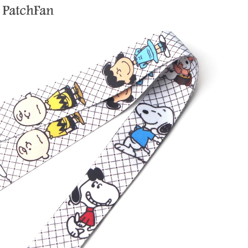Patchfan Милая мультяшная собака многофункциональный мобильный телефон ремни бирки шеи для ключей ID талреп значок шеи ремень лямки A1877