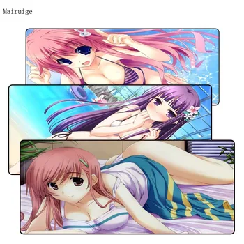 

Mairuige 900*400*3MM Japan Sexy Girl Anime Large Lock Edge Mouse pad Gamer gaming Mousepad As wife girl friend sister Gift