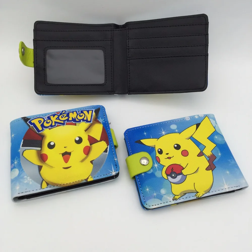 

Free Shipping POKEMON cartoon buckle short money men and women wallet