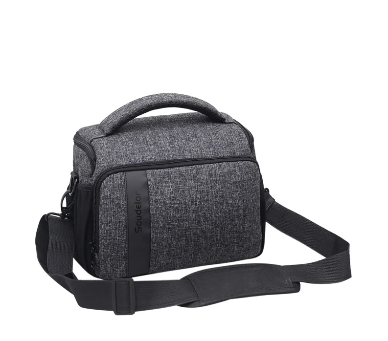 

Cuboid-shaped Fashion Camera Bag Case 1 Camera 2 Lenses and Accessories for Canon Nikon Sony FujiFilm Olympus DSLR Cam