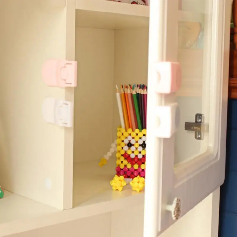 Замки для безопасности ребенка ящика шкафа замок для шкафа Для детей Защитный чехол для Карт Замки Таблица Уголок дверь холодильника