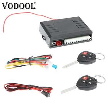 

VODOOL Universal 12V Car Remote Central Kit Auto Door Lock Locking Unlock Vehicle Keyless Entry System Car Burglar Alarm Systems