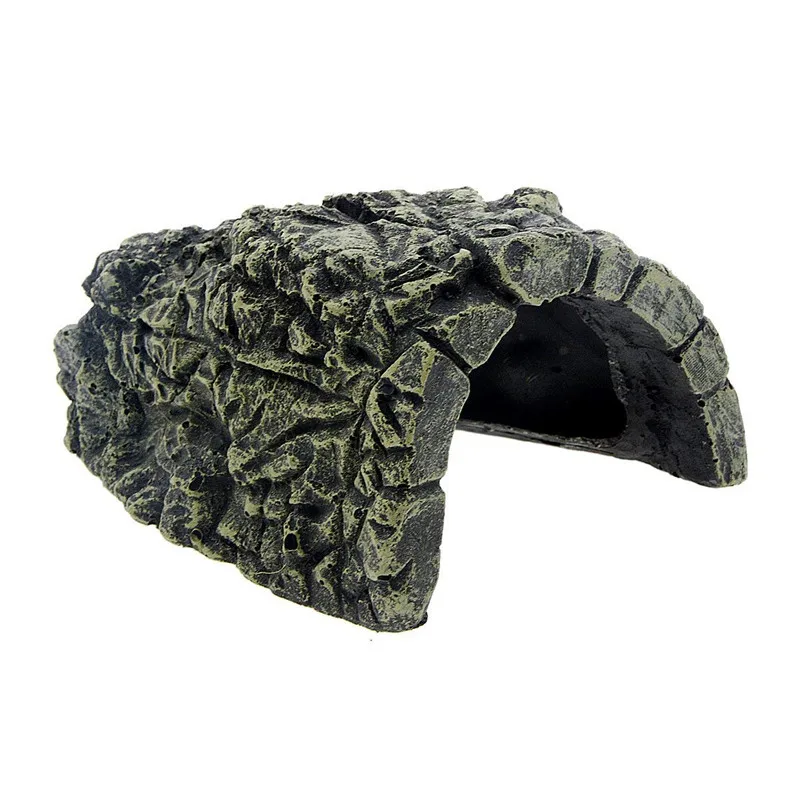 Аквариумные украшения Cave Stone аквариум для черепах скалолазание камень платформа аквариумный, декоративный камень рептилий Rockery