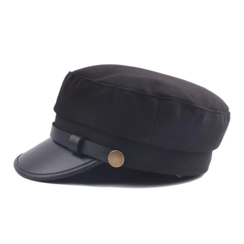 SILOQIN женская элегантная трендовая плоская кепка унисекс Британские ретро армейские военные шапки папа бренд шапка s простой винтажный козырек шляпа для мужчин