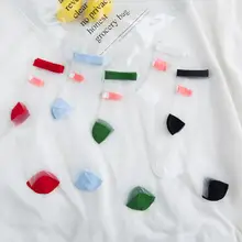 Летние женские прозрачные носки стеклянный Шелковый художественный носок