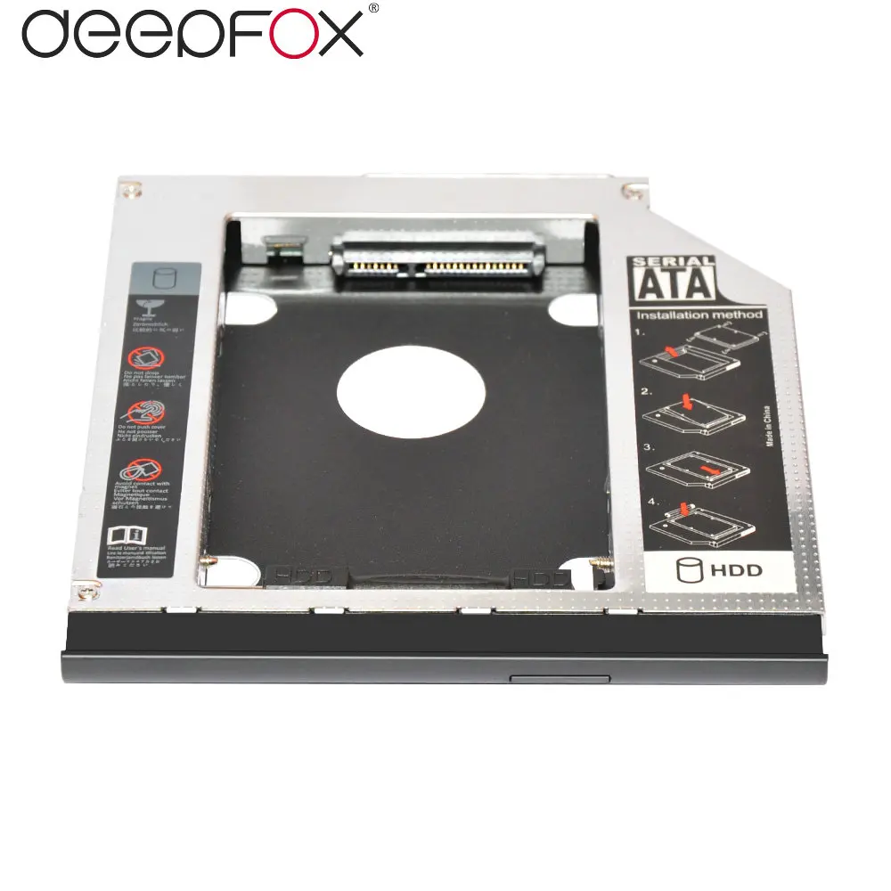 2nd HDD Caddy 12.7 mm SATA to SATA Adapter For HP Laptop PATA CD DVD