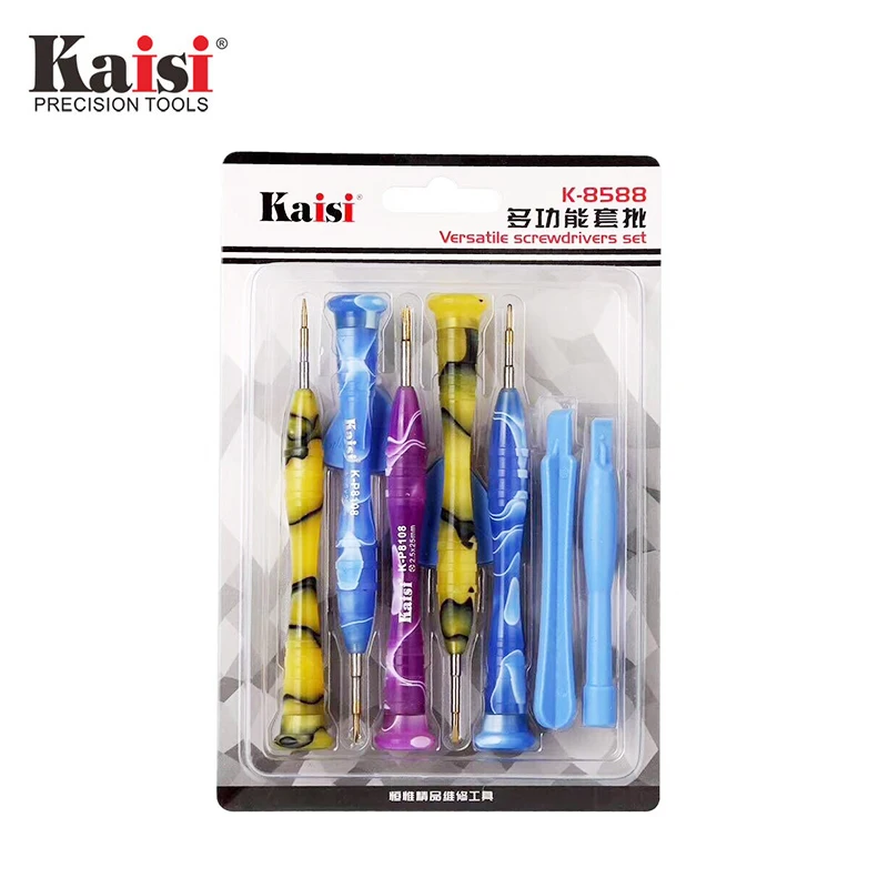 

kaisi Mobile Phone Repair Tools Kit Spudger Pry Opening Tool Screwdriver Set for iPhone iPad Samsung Cell Phone Hand Tools Set