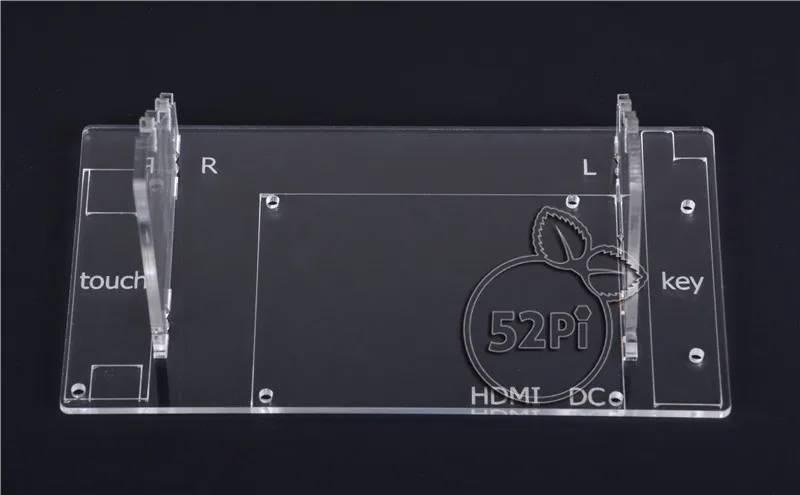 Прозрачный акриловый кронштейн для Raspberry Pi 7 дюймов ЖК экран панель цифровой