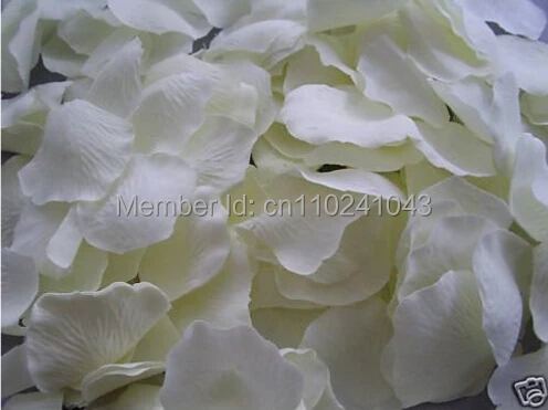 5000 шт/партия цвета слоновой кости шелковые лепестки роз для свадебных украшений Модный с искусственными цветами лепестки