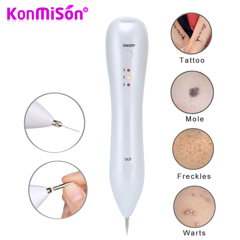 

KONMISON Laser Plasma Pen Face Skin Dark Spot Remover Mole Tattoo Removal Machine Facial Freckle Tag Wart Removal Beauty Care