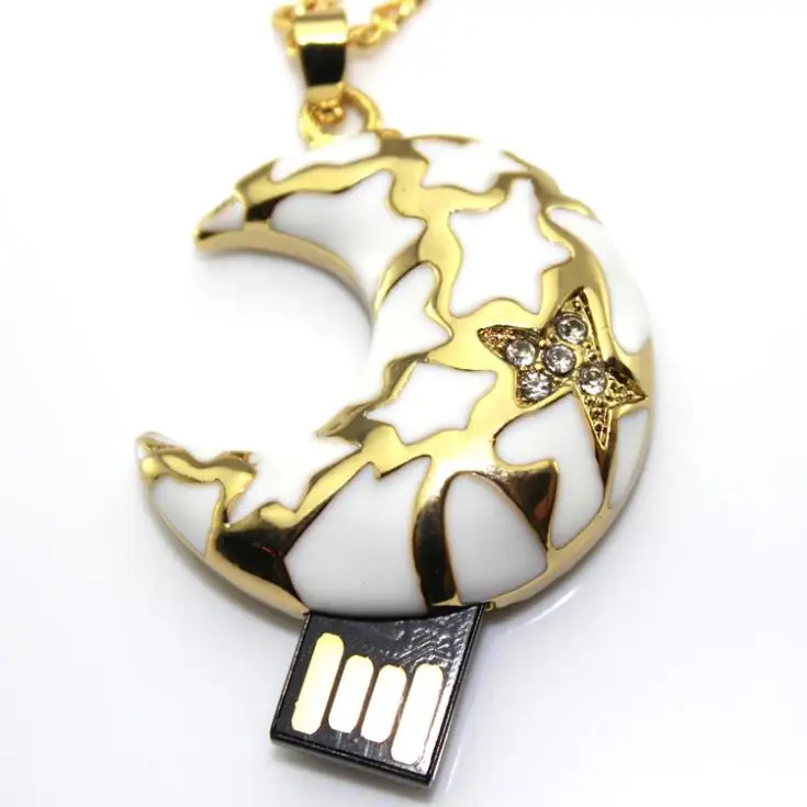 Usb 2.0 Necklace Jewelry Usb Flash Drive 16gb Pendrive 32 Gb Pen Driver