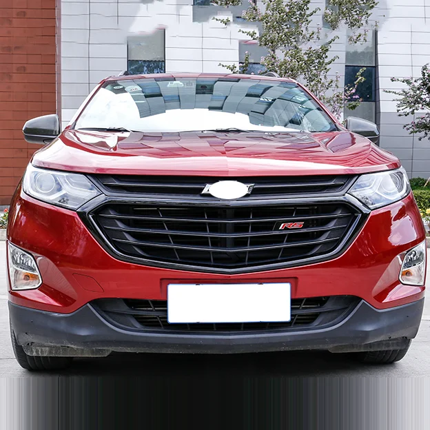 Для Chevrolet Equinox ABS карбоновое волокно стиль Передняя решетка гриль рамка Крышка отделка декоративная крышка 1 шт. набор стайлинга автомобилей