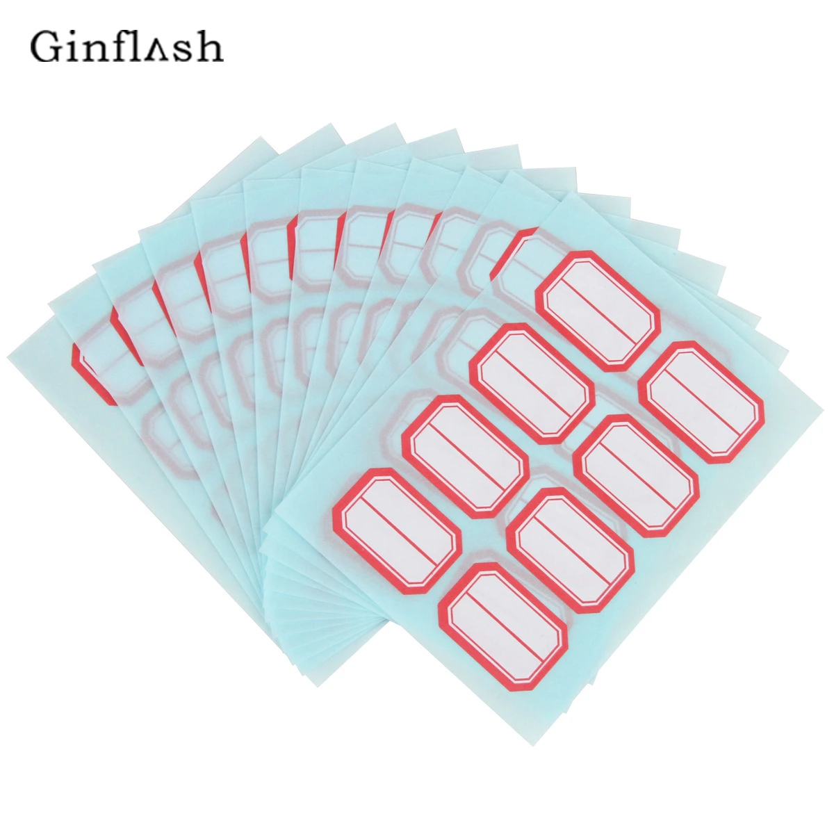 12sheets self adhesive label Blank note label Bar sticky writable name stickers!