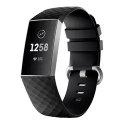 Силиконовые спортивные группы для fitbit заряд 3 ремень замена Смарт-часы Ремни Резиновые наручные пояс для fitbit charge 3 ремешок