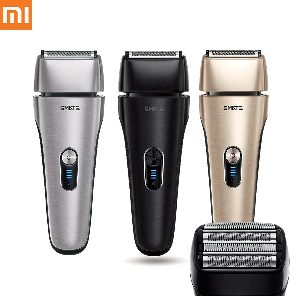 

IPX7 Waterproof Fast Charging Smart Electric Shaver Floating Reciprocating Men Barber Tool Shaving Shaver Stainless Steel