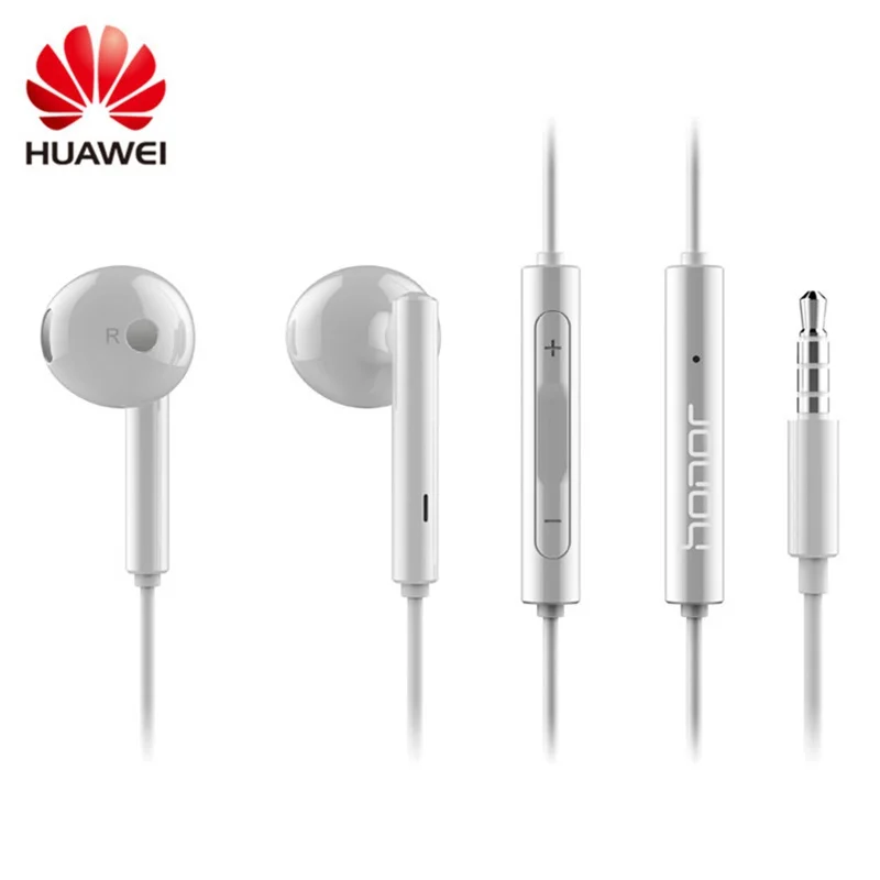 Оригинальные наушники Huawei Honor AM115 с микрофоном и регулятором громкости 3 5 мм для
