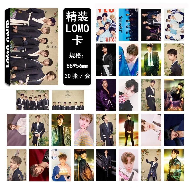 KPOP HOT VIXX открытка фото карты k pop текст постер + наклейка 30 шт LOMO карта фотоальбом 4th