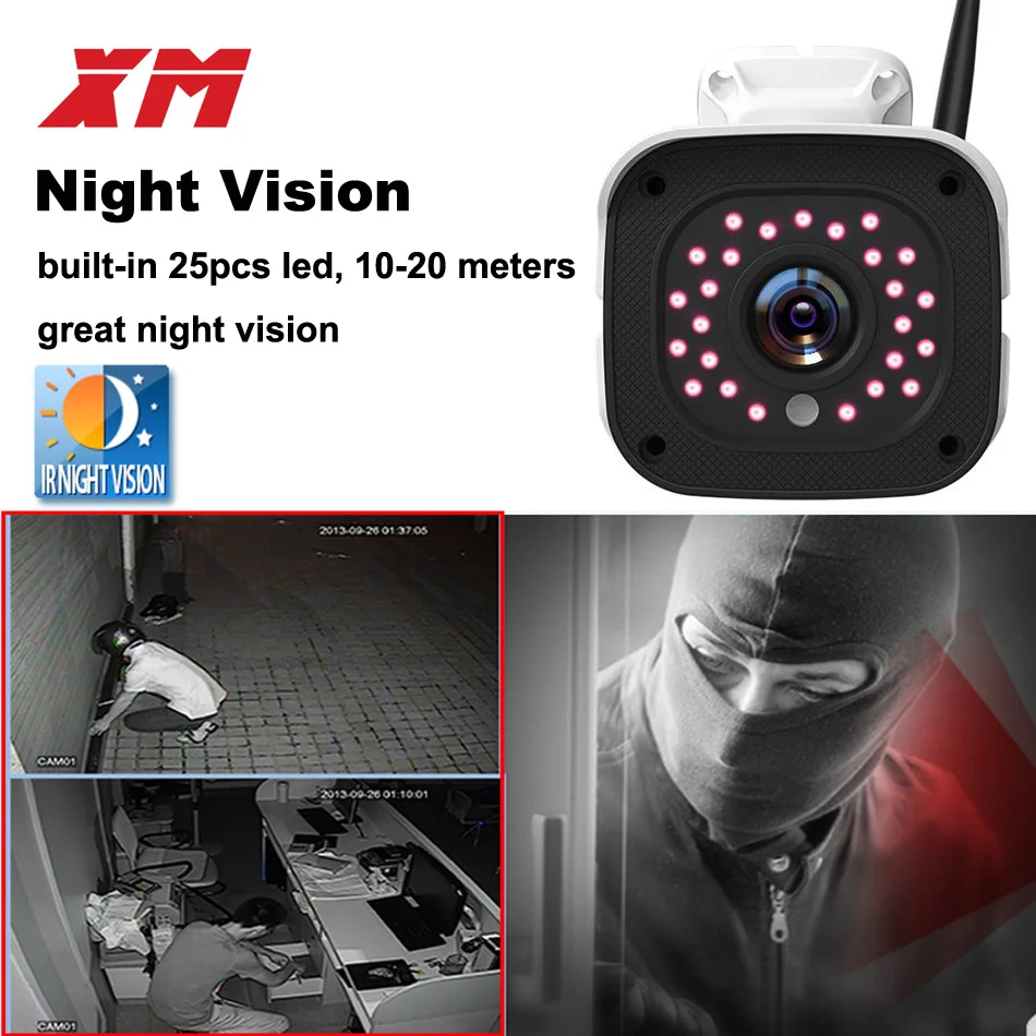 Ip камера HD 960p уличная с поддержкой Wi Fi 1 3 МП слот micro sd|outdoor wifi camera|ip camera outdoor wificamera |