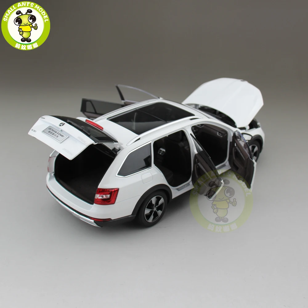 1/18 Skoda Octavia Combi Wagon литой металл модель автомобиля игрушка день рождения девочки мальчика подарок белый