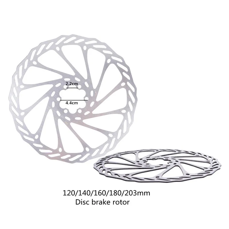 Велосипедный дисковый тормозной ротор 120 140 160 180 203 мм mtb велосипедная тормозная колодка дискотеки de freno mtb
