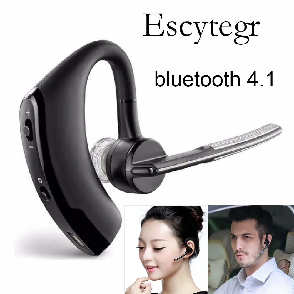 

Escytegr Wireless Bluetooth Earphone Stereo Business Headset Handfree Sport Headphones For Mobile Phone