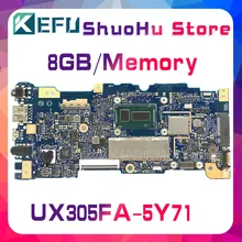 KEFU For ASUS UX305FA UX305F UX305 5y71 CPU 8GB/Memory laptop motherboard tested 100% work original mainboard