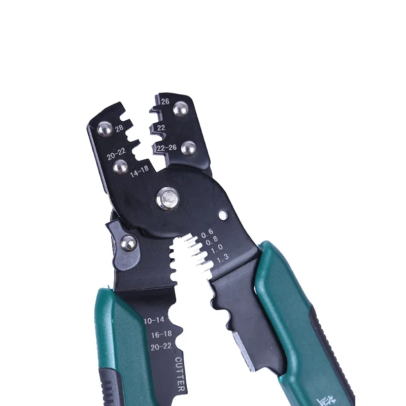 

Hardware Tools Blue Pedigree 8-Inch Multi-Function Stripping Chrome-Vanadium Steel Manual Labor-Saving And Electrical Crimping P