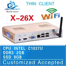 Embedded pc linux Celeron1037U 1 8GHZ Frequency Dual coresupport DECT ULE Image scanner mini desktop pc