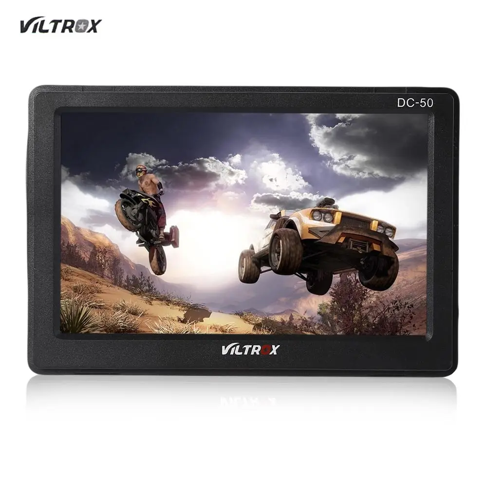 

Viltrox DC 50 5 Inches Clip-on LCD Monitor HDMI for Camera Angle LCD Screen 800 x 480 Resolution multi Input Port